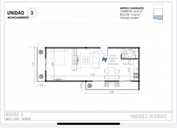 EDIFICIO MADIBA X, VENDO ULTIMO DEPARTAMENTO DISPONIBLE. ESQUINA BOUCHARD Y MERLO, MORENO CENTRO